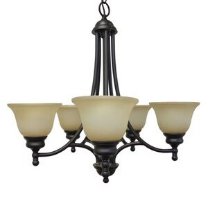 Black and Cream Chandelier